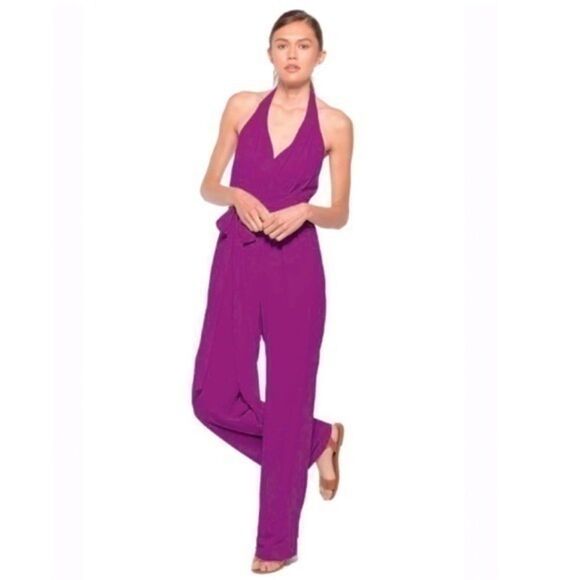 Pink Halter Romper Jumpsuit S - Picture 1 of 9